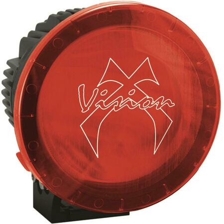 VISION X LIGHTING 9890425 8.7 in. Cannon Pcv Cover Red Elliptical PCV-8500REL